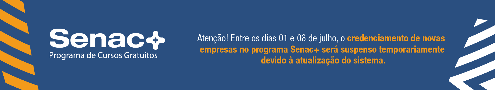 Banner Senac +