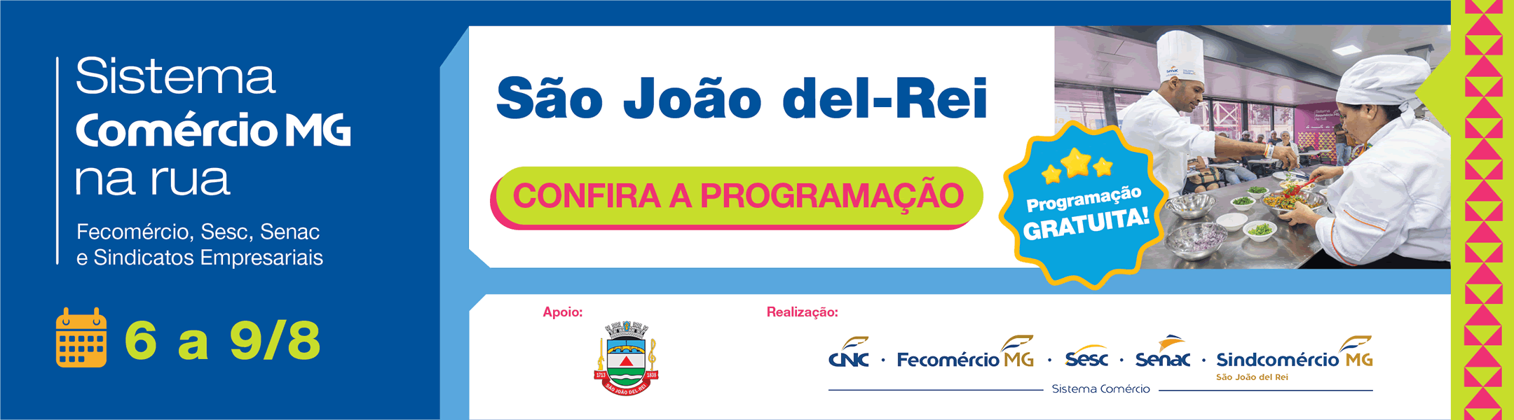Fecomércio na Rua SJDR